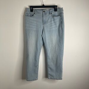 J Jill cropped Light Blue Women's Jeans size 8